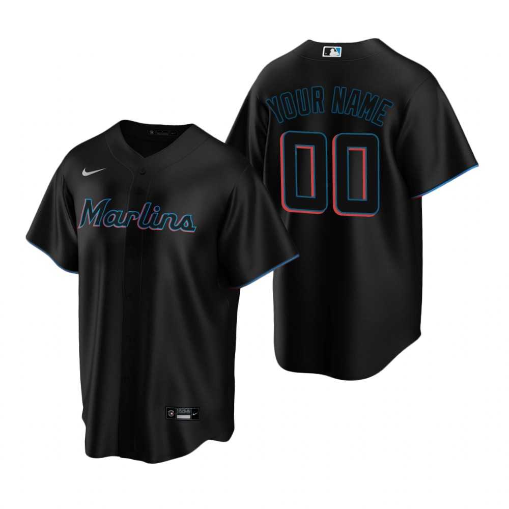 Miami Marlins Customized Nike Black Stitched MLB Cool Base Jersey,We sell and wholesale Miami Marlins Customized Nike Black Stitched MLB Cool Base Jersey on line form chian!